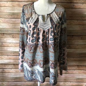 Unity world wear paisley shirt